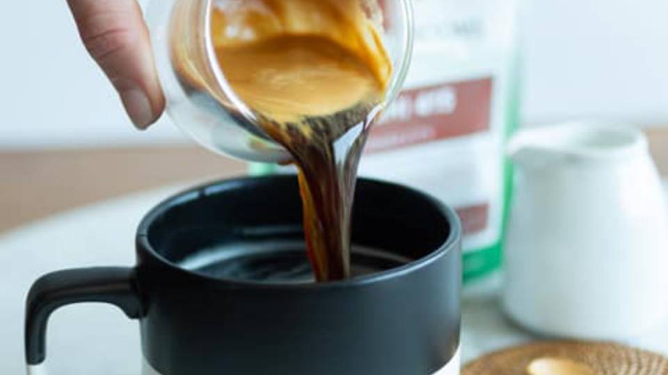 making mushroom coffee